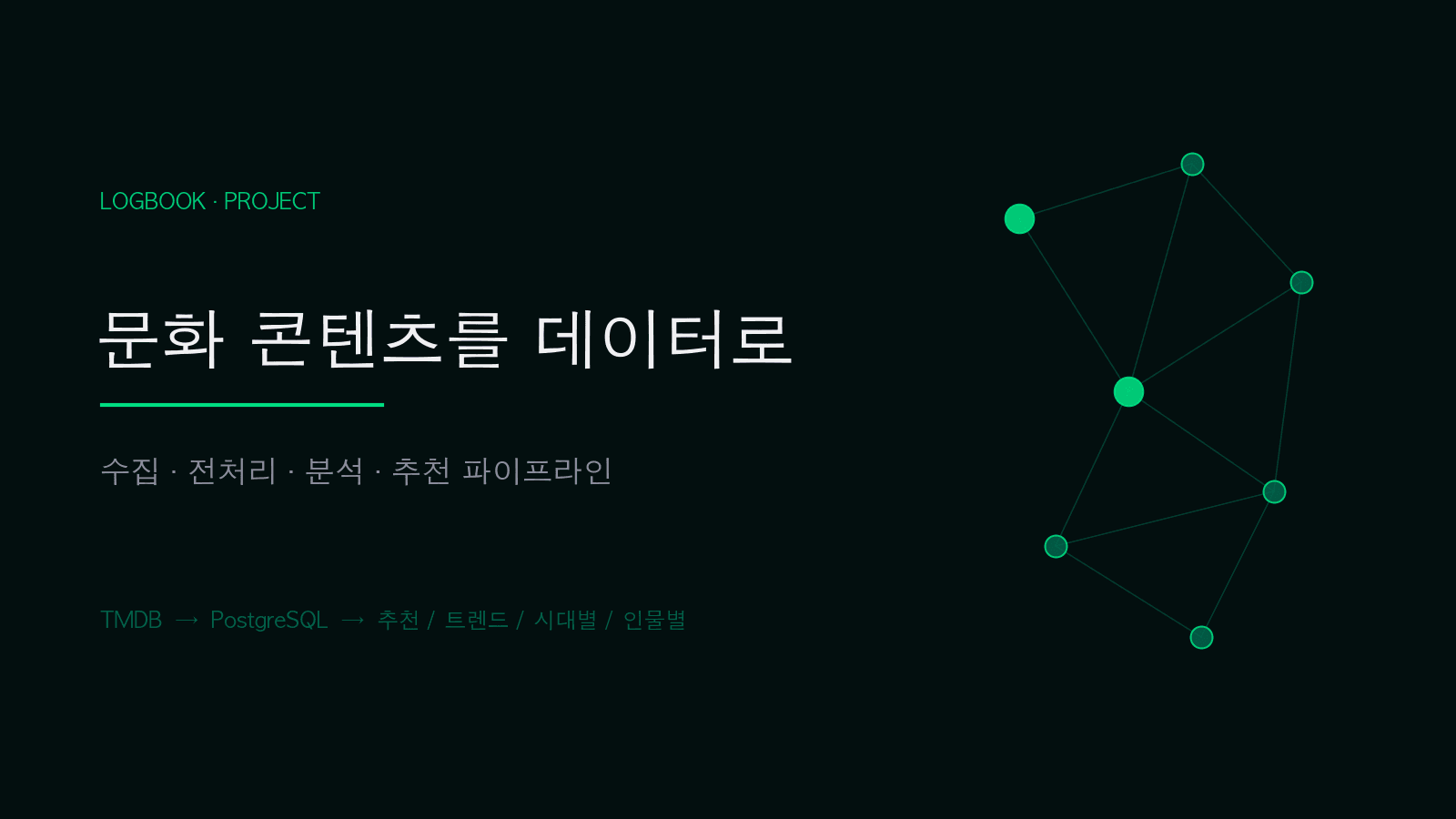 문화 콘텐츠 데이터 파이프라인 — 수집부터 추천까지